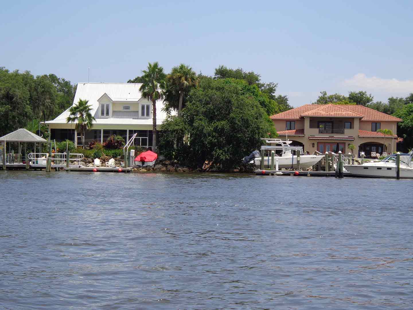 House along waterfront.